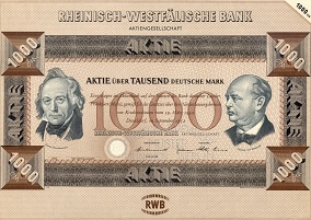 Share_ 25b RWB Aktie 1952